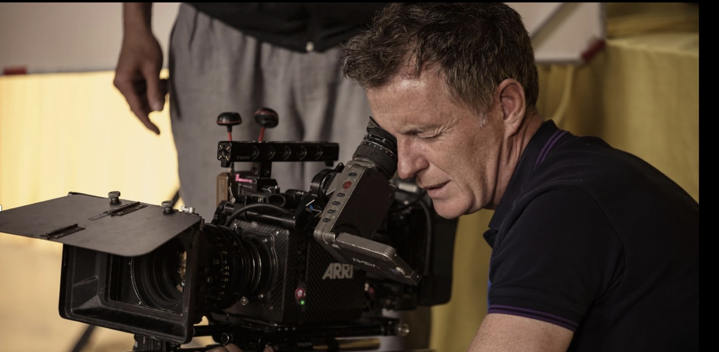 Colm Whelan on set